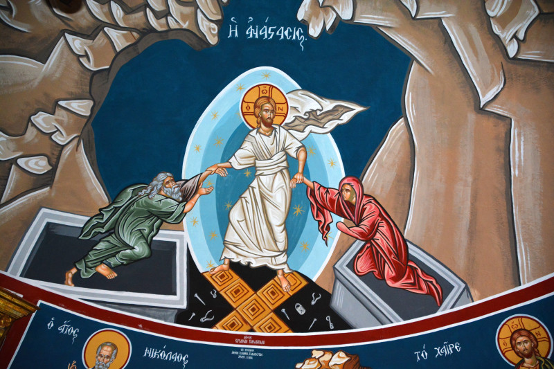 Fresco Church of Eastern Orthodox Patriarchate of Jerusalem 