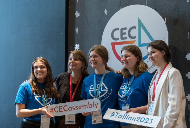 Young people gather at the Tallinn General Assembly. Photo: Albin Hillert