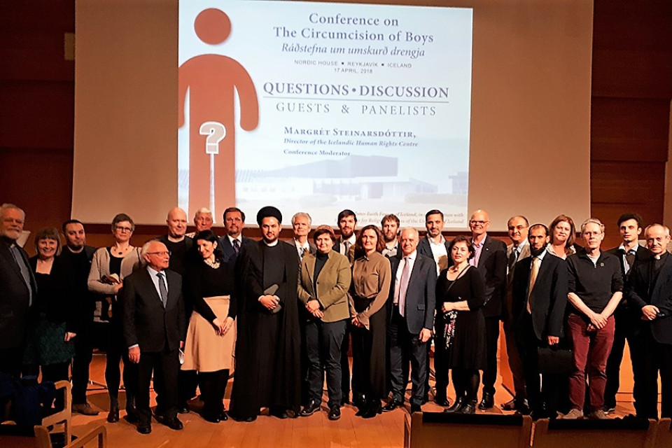 International seminar of representatives of religions and politicians discuss circumcision ban in Iceland