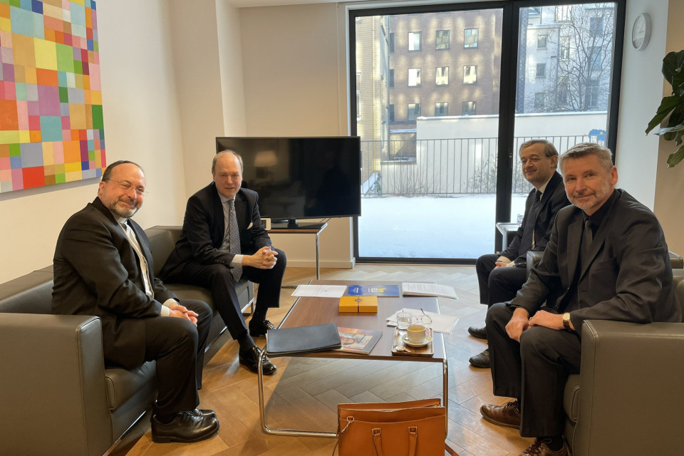 Belgian EU Presidency: European churches meet with Ambassador Willem van de Voorde