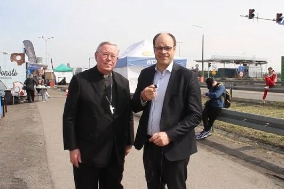 CEC and COMECE presidents at the Polish-Ukrainian border call for peace and reconciliation