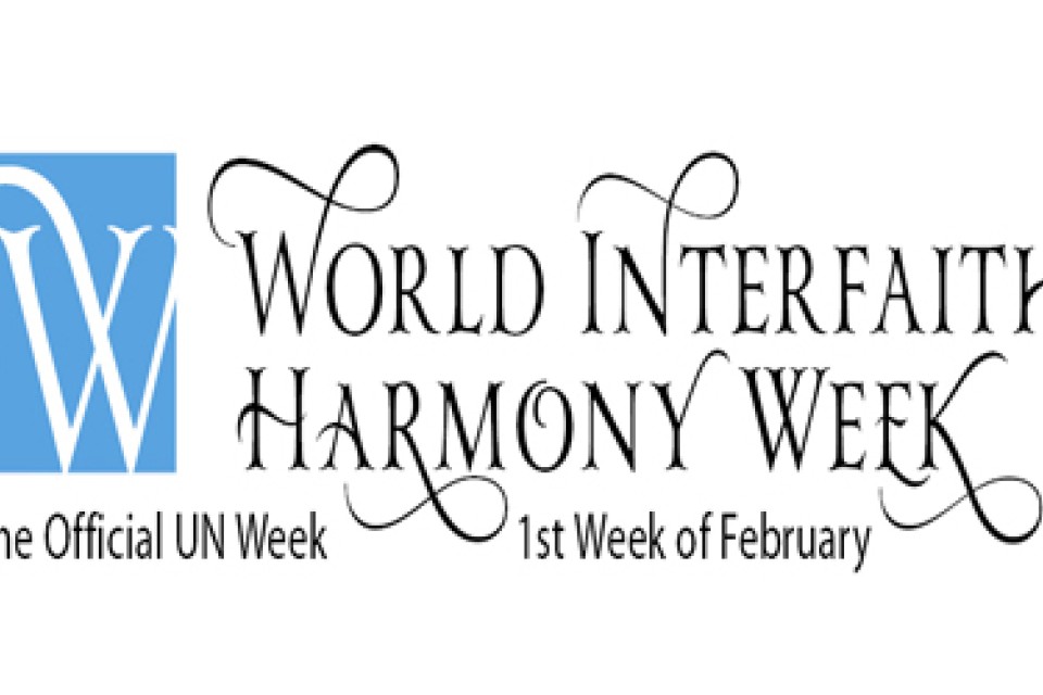 Dialogue, peace building at heart of World Interfaith Harmony Week