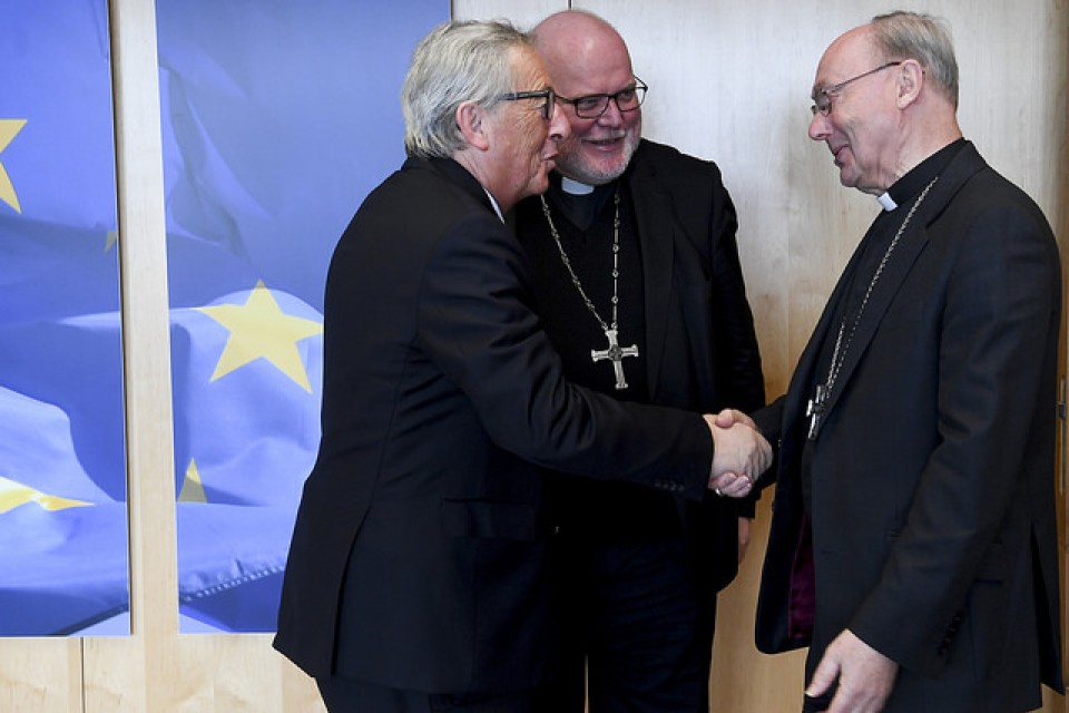 Presidents of CEC-COMECE meet, discuss future of Europe and dialogue with President Juncker