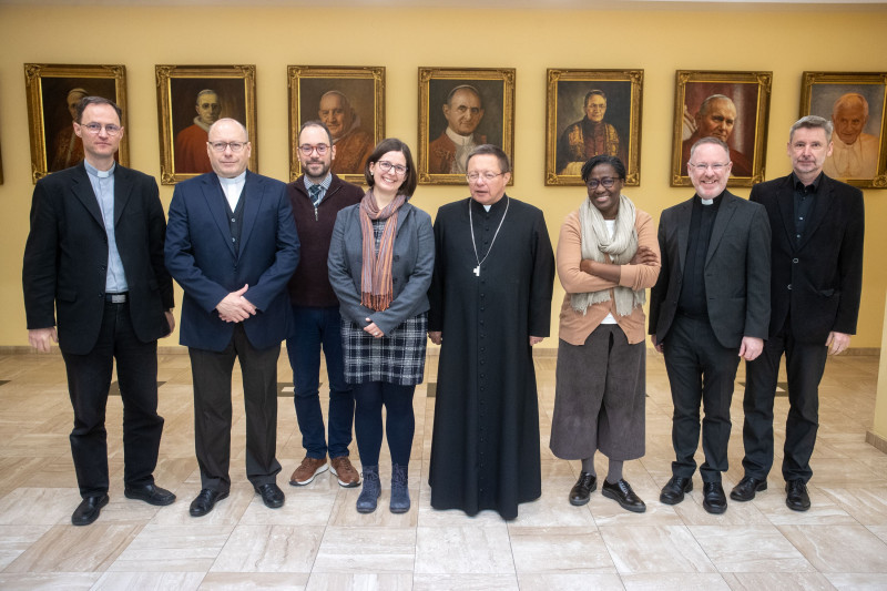 Lea Schlenker (fourth from the left) with members of CEC–CCEE Joint Working Group