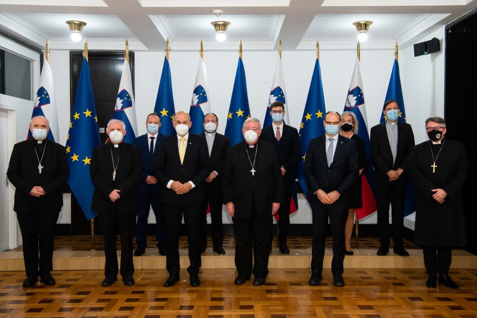 Slovenian EU Presidency: European church delegation meets with Prime Minister Janez Janša