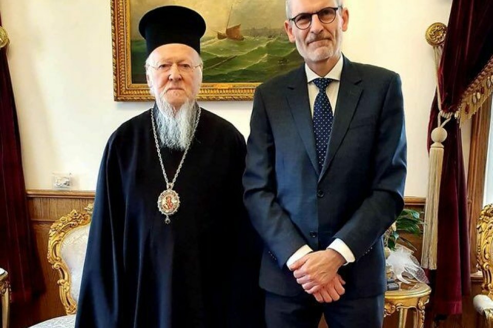 CEC General Secretary meets the Ecumenical Patriarch