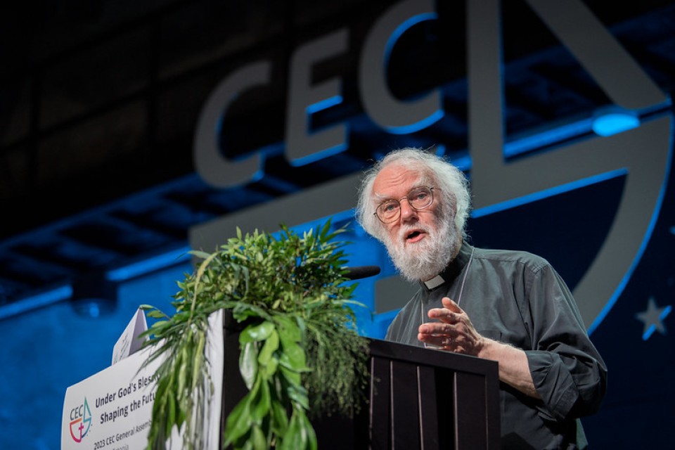 CEC General Assembly: Former Archbishop of Canterbury Rowan Williams reflects on what it means to be blessed